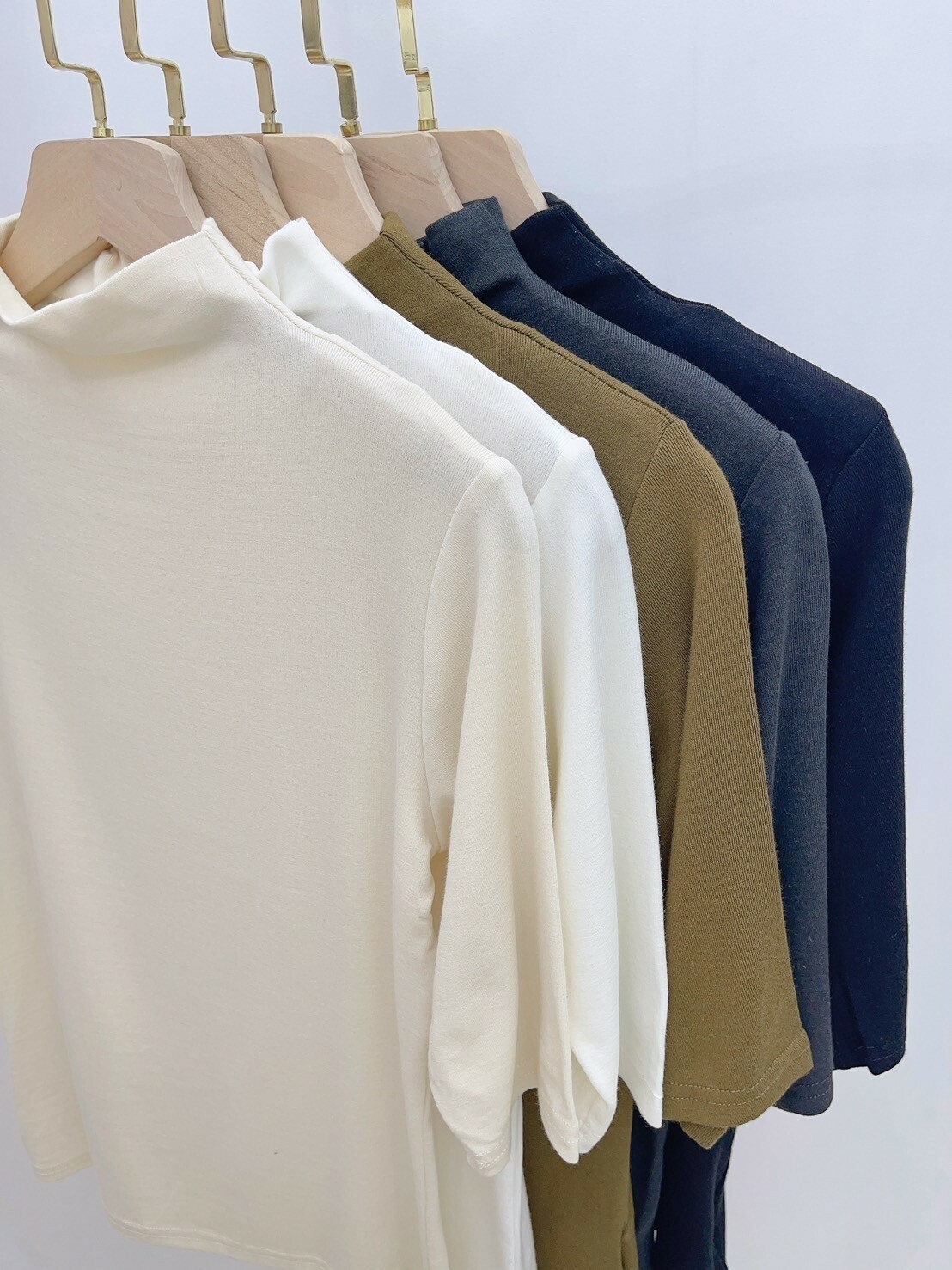 (貼)85268微立領半袖上衣