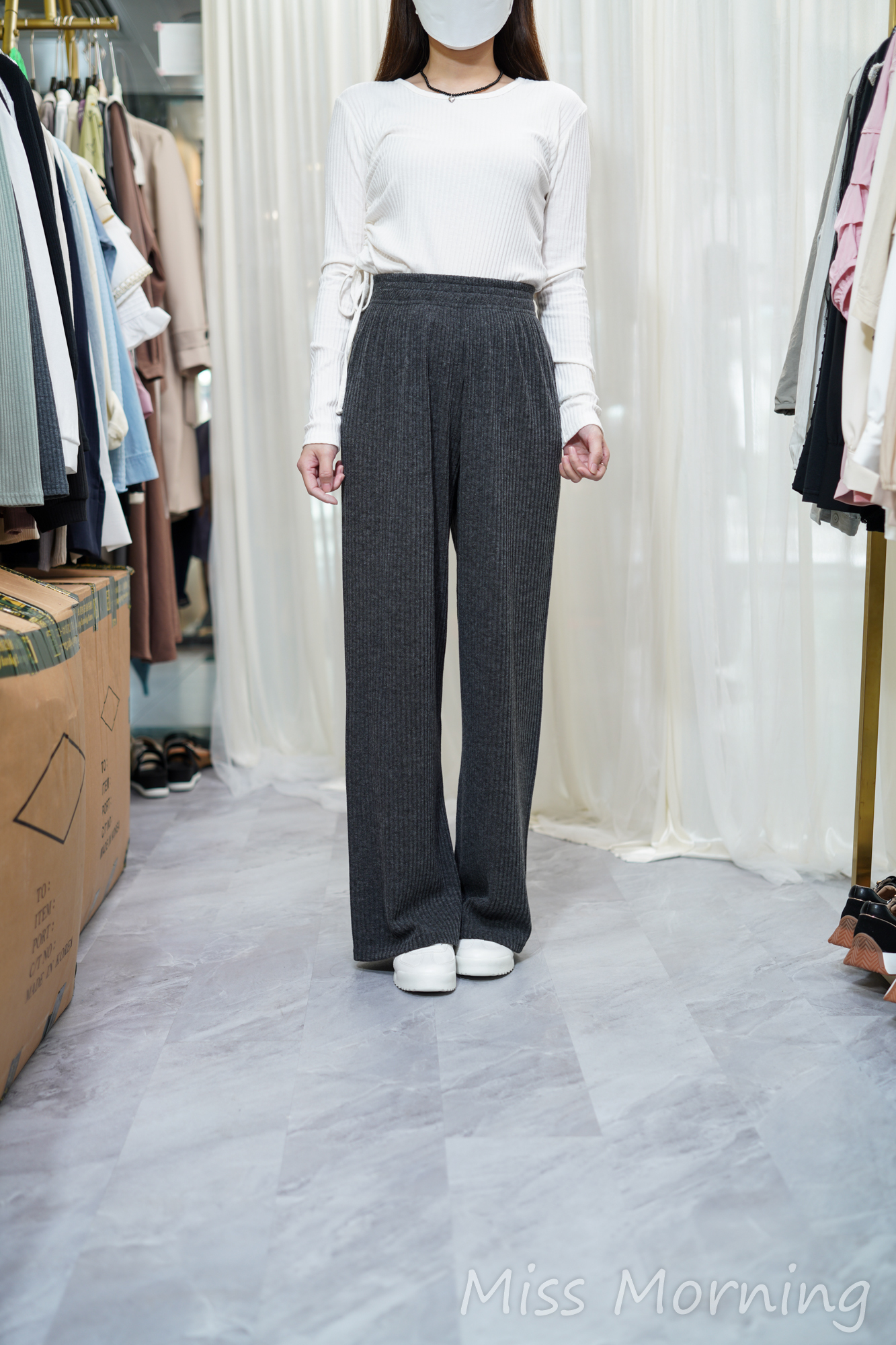 坑棉側束上衣(14151)