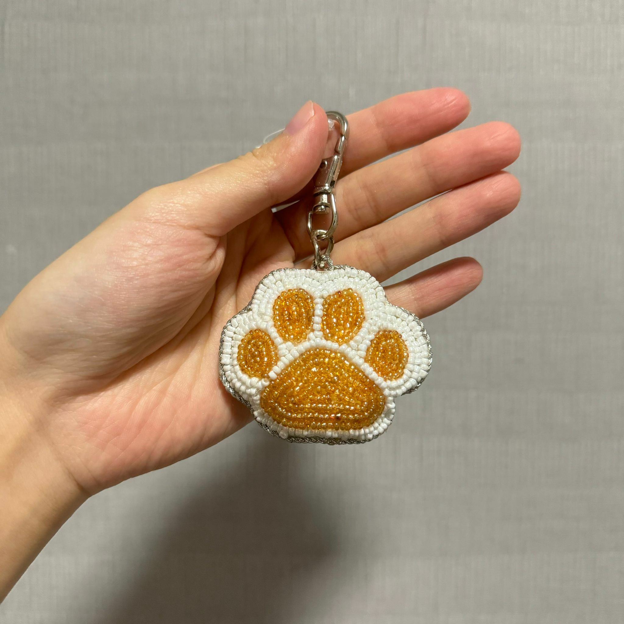 JP 貓貓肉球造型串串珠鎖匙扣 9211 M010920