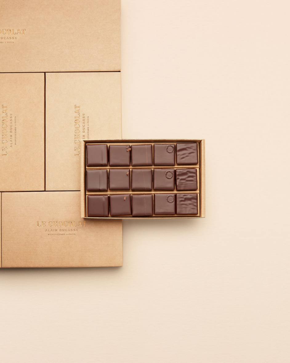 Alain Ducasse Tradition Évolution Ganaches & Pralinés Box 90 pieces | Le Chocolat Alain Ducasse