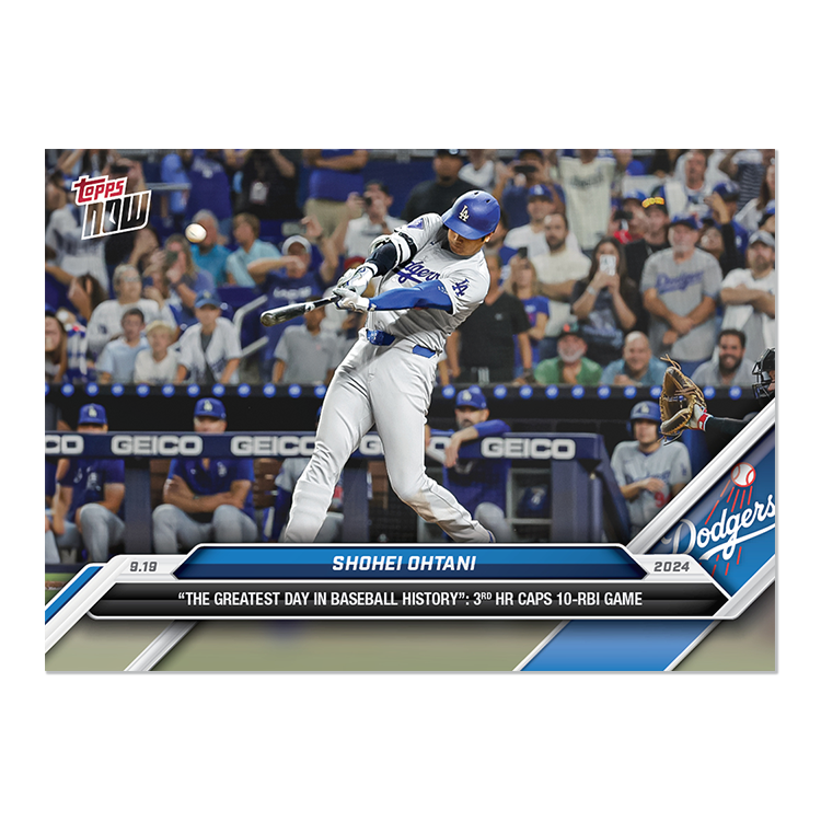 大谷翔平 個人球員卡 歷史的ㄧ天