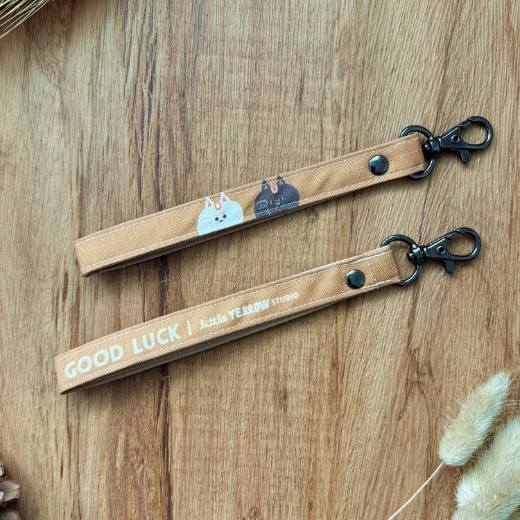 小黃間｜絕版｜手機掛繩｜招財貓