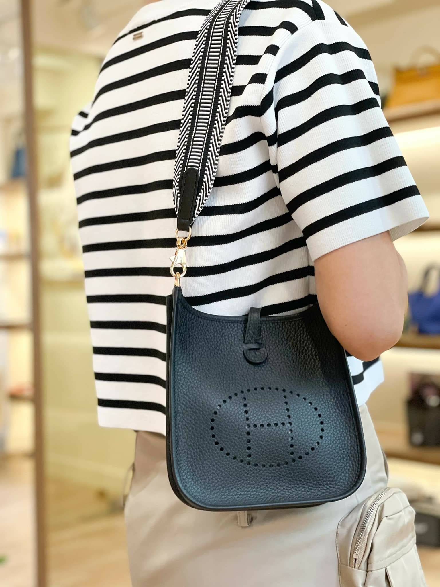 Hermes Mini Evelyne  Clemence Leather Black GHW HK$2x,xxx 詳情請PM我哋 (HK$2,000 訂金)