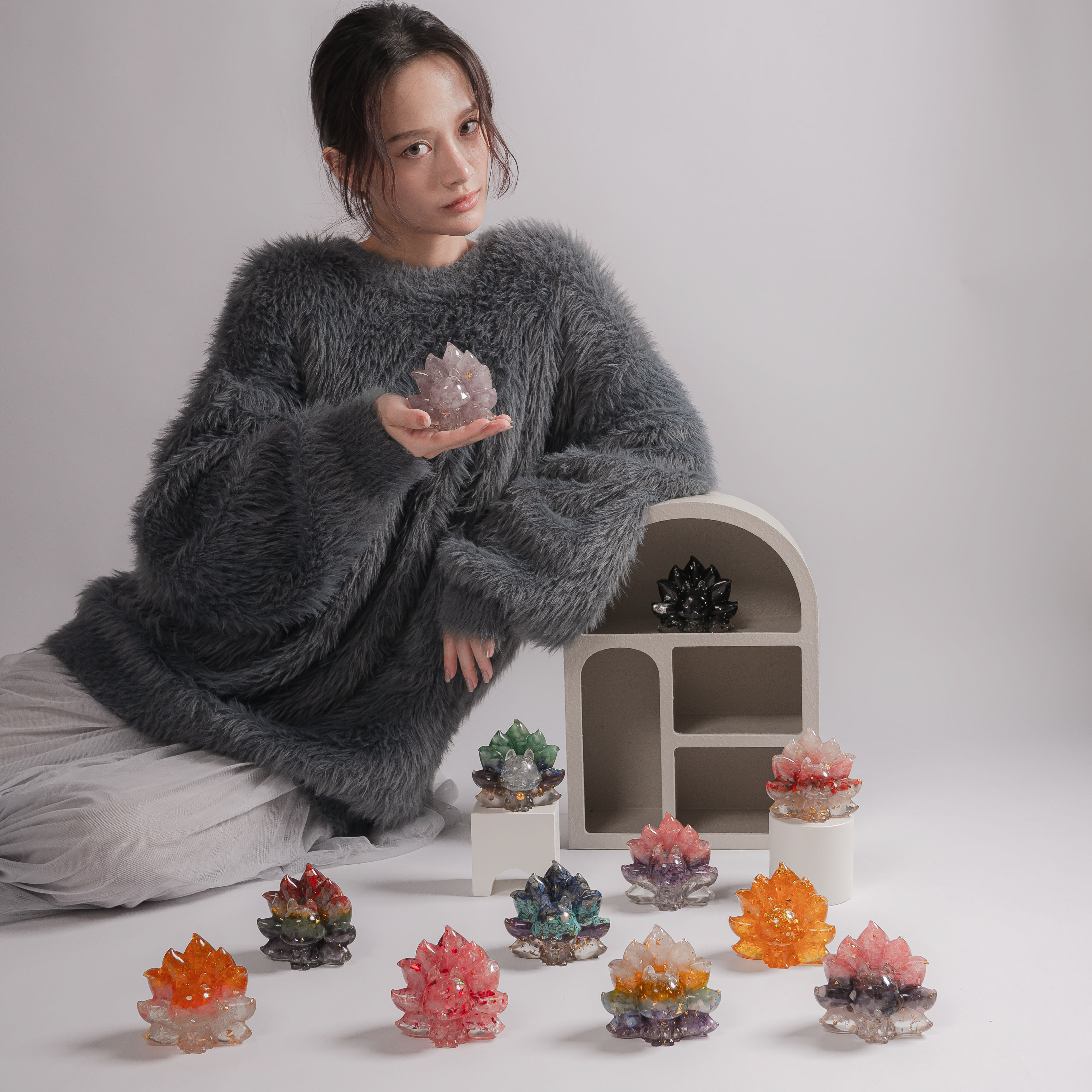 桃花人緣I 九尾狐仙水晶鎮