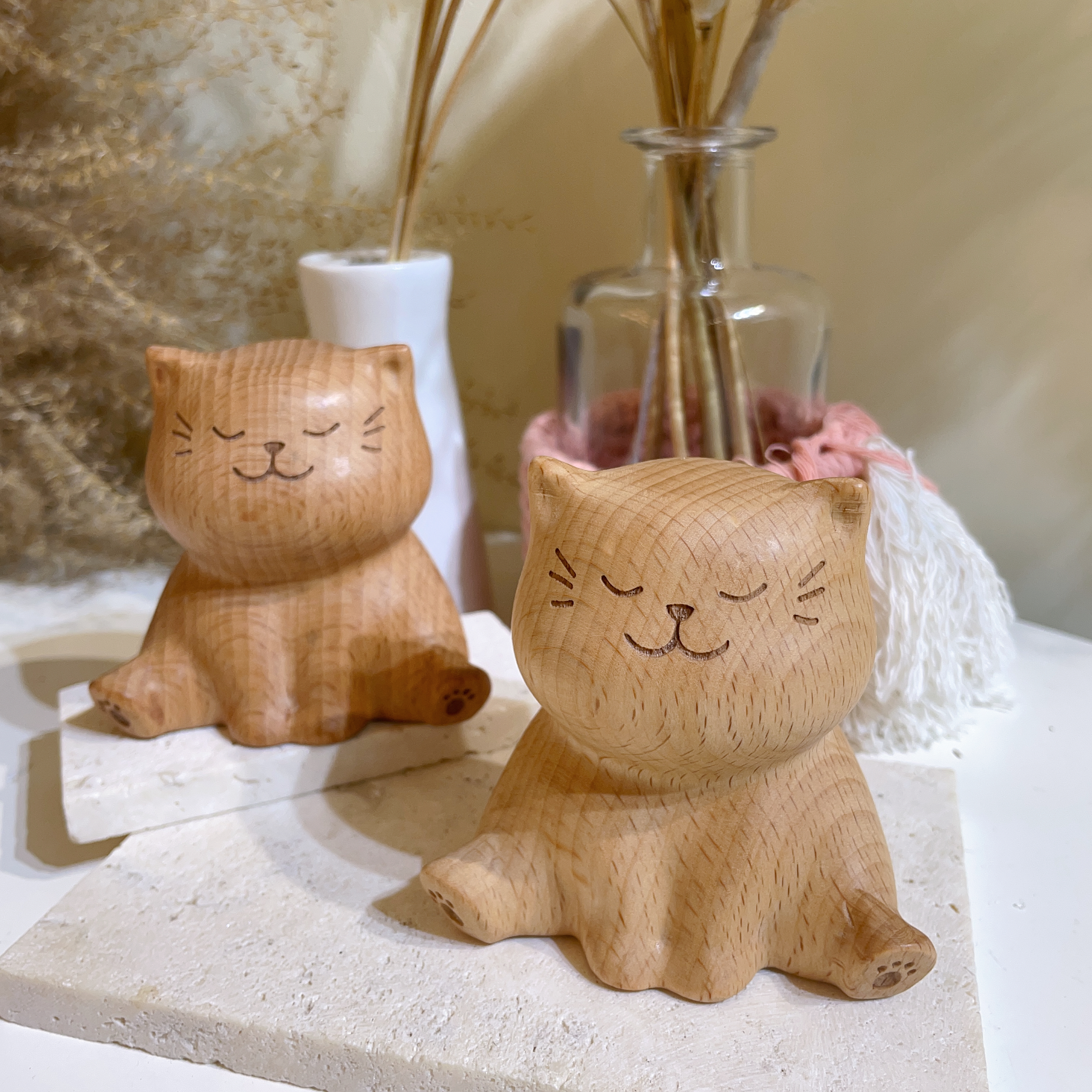 木木貓擺件