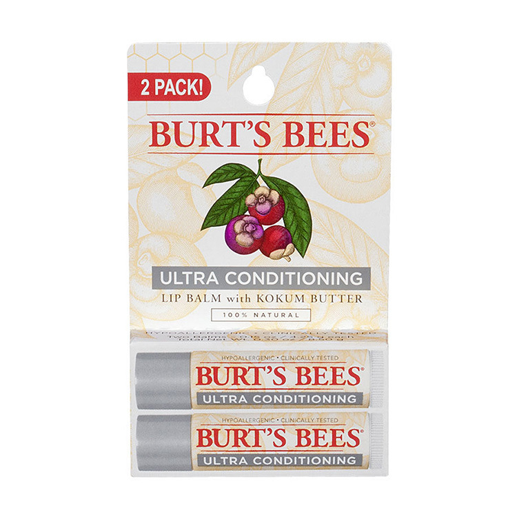 Burt's Bees 特級滋潤唇膏 (添加 Kokum Butter) 2枝裝