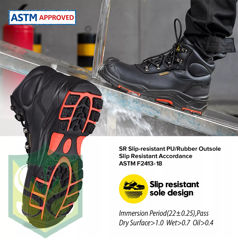 Safetoe M-8565 Water Resistant Membrane Lining Heavy Duty Work Boots