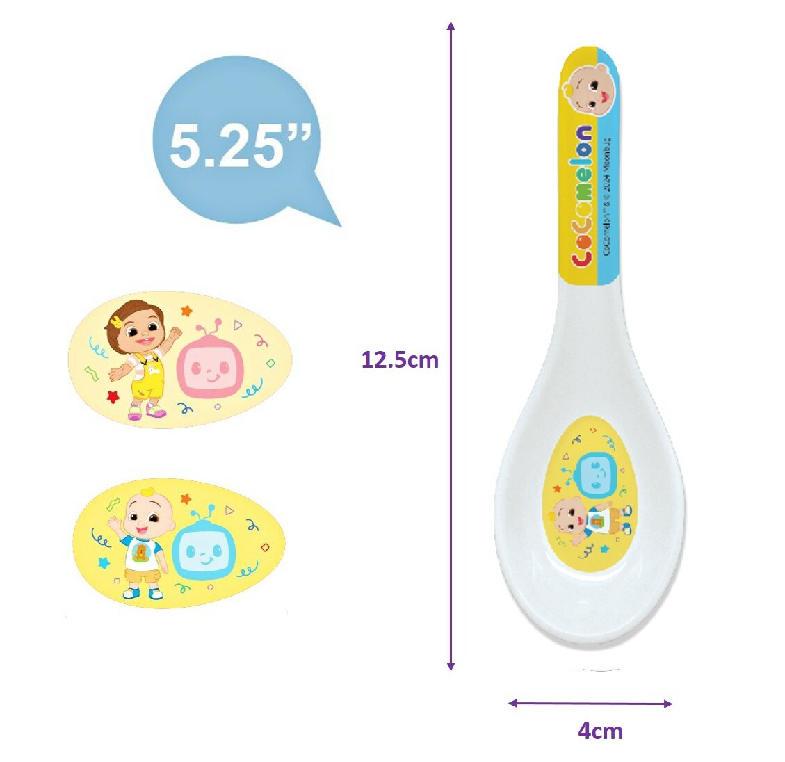 Cocomelon 5.25" 湯匙(科學瓷)