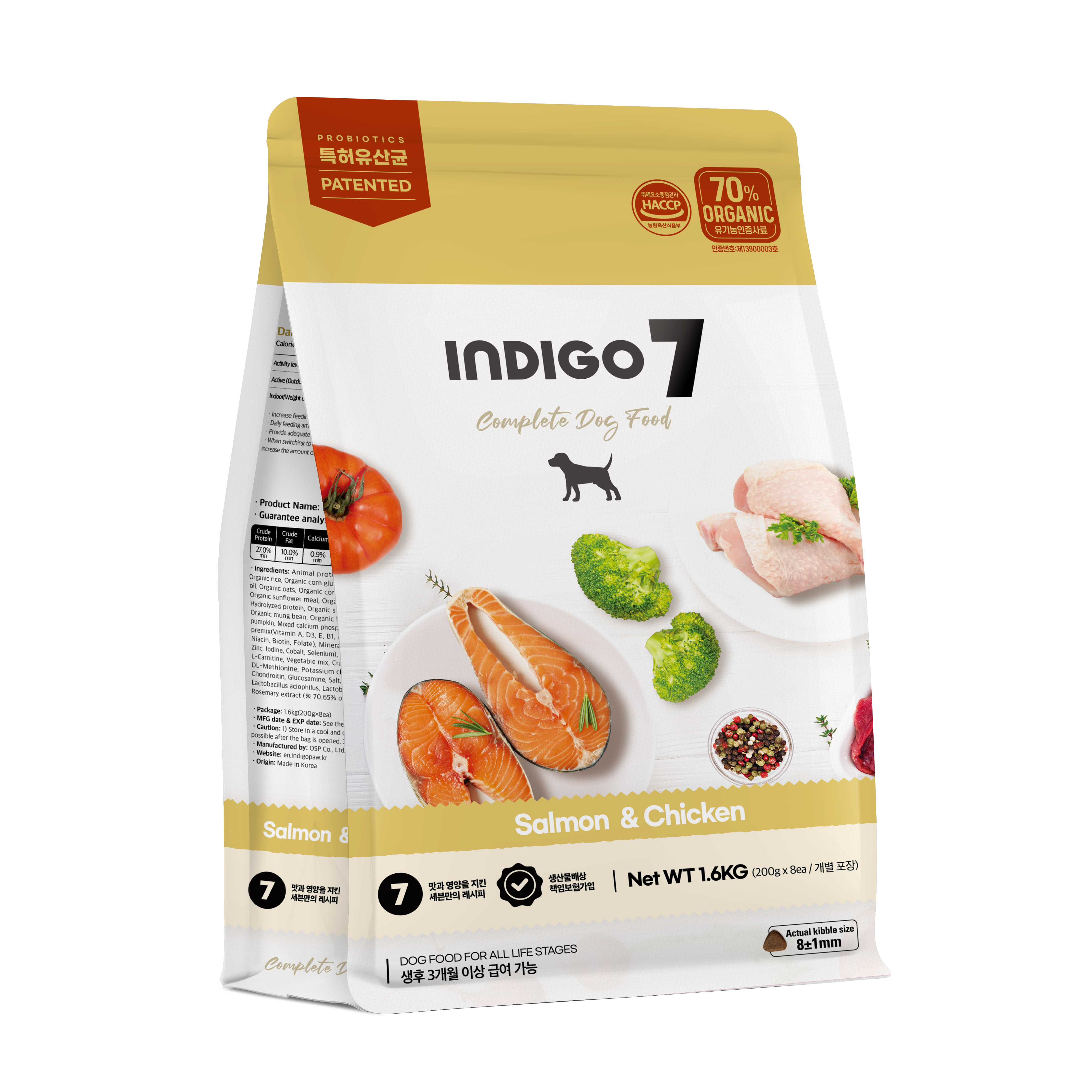 Indigo 7 全年齡狗用 1.6kg (200g x 8包)