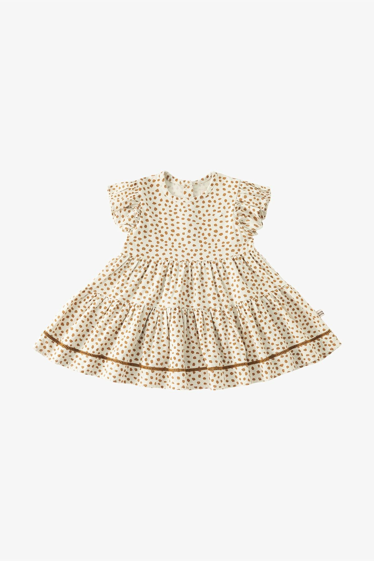 WirraWirra▪︎豹紋亞麻連衣裙 Leopard Print Linen Dress