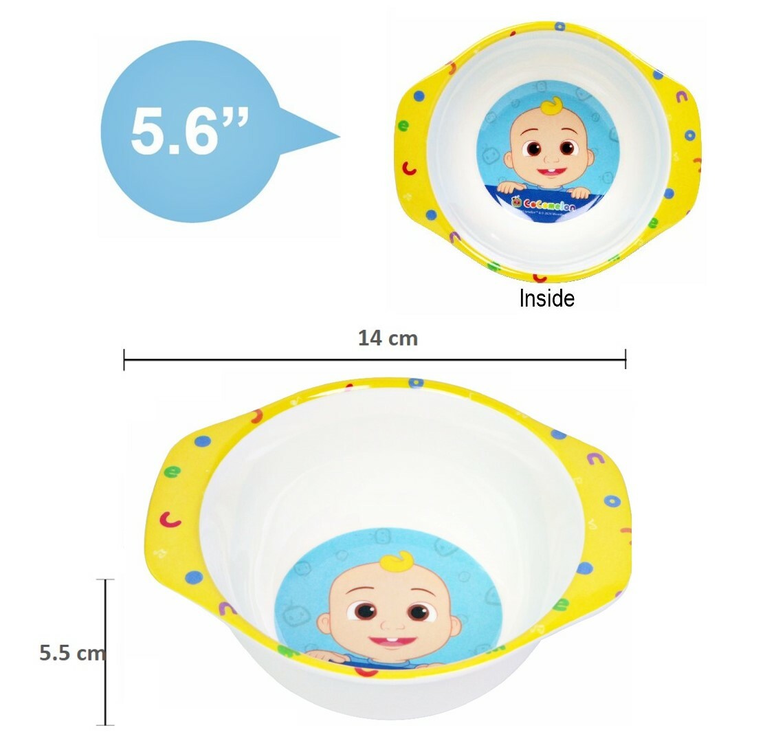 Cocomelon 5.6 雙耳碗連手柄(科學瓷)