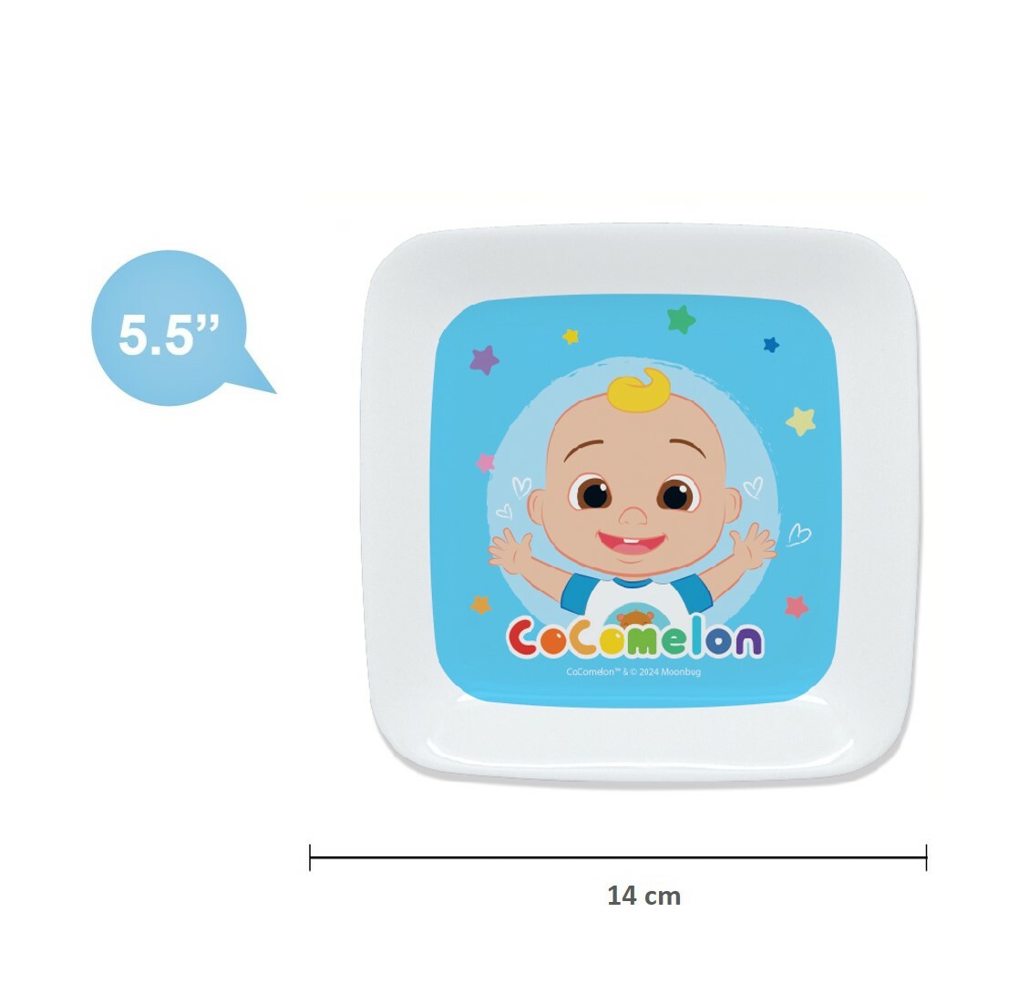 Cocomelon - 5.5" 方形點心碟 零食碟