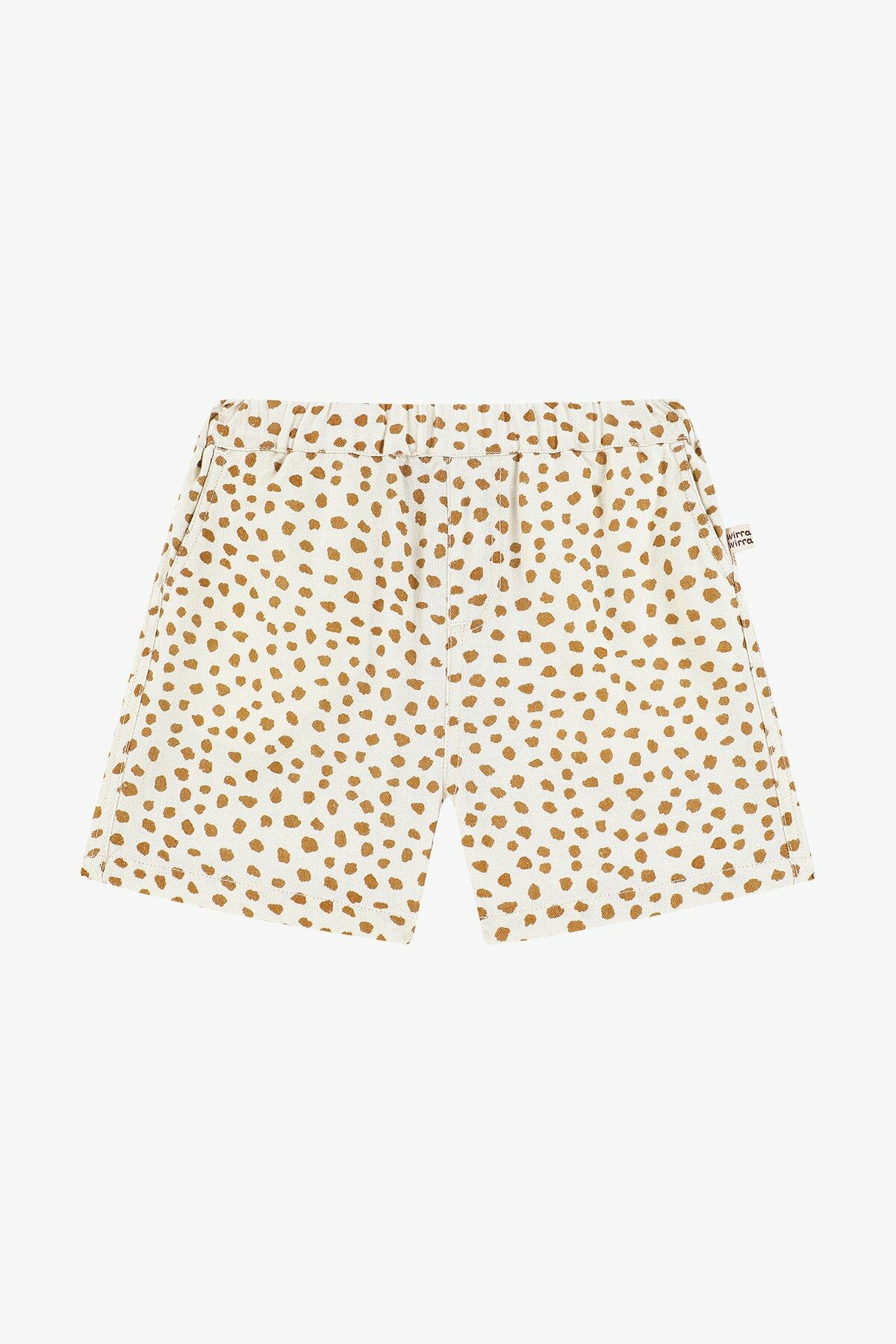 WirraWirra▪︎豹紋亞麻短褲 Leopard Print Linen Shorts