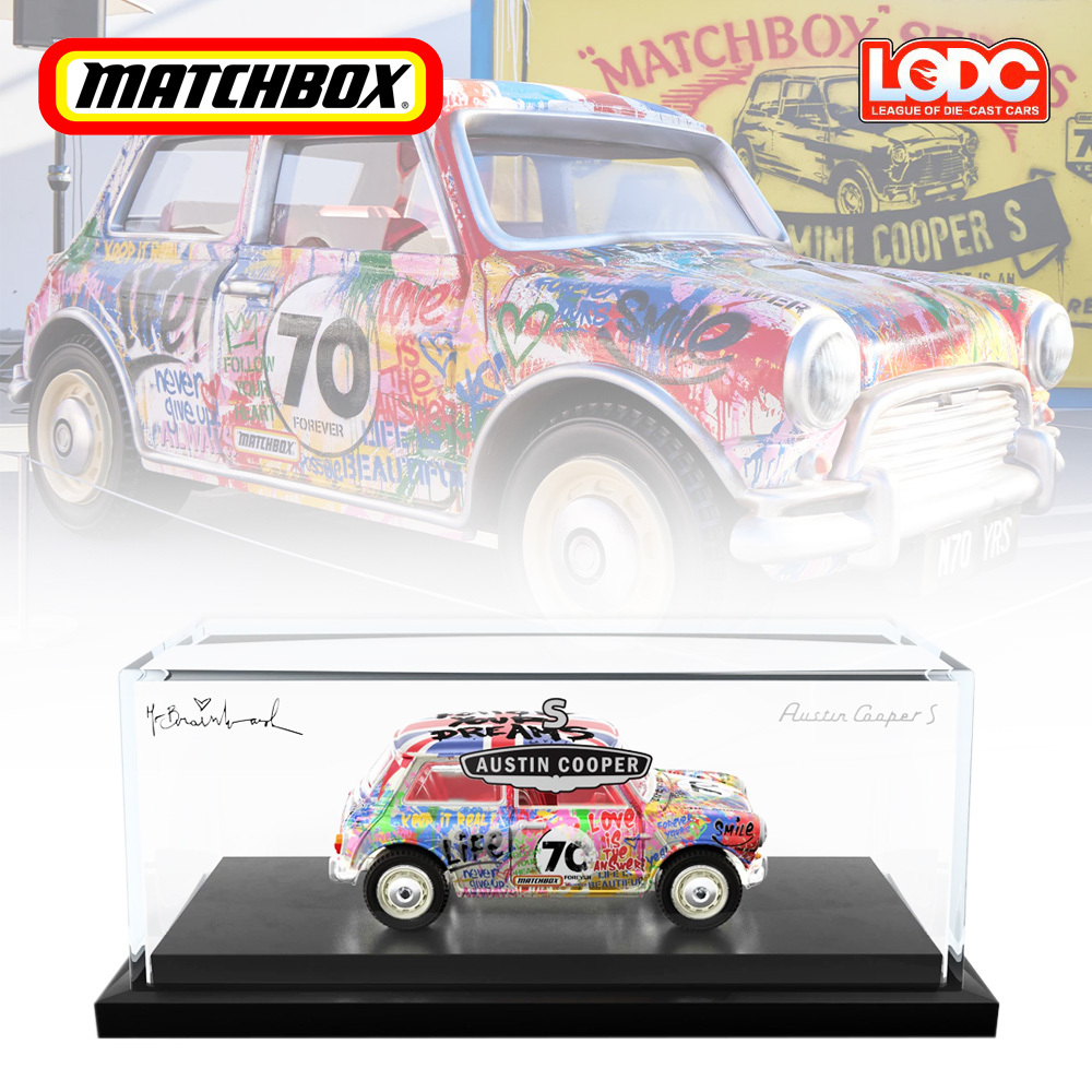 Mattel Creations Matchbox x Mr Brainwash 1964 Austin Mini