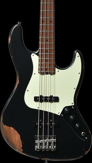 Bacchus WL4-AGED/RSM-BLK-AGED 黑色 仿舊 電貝斯