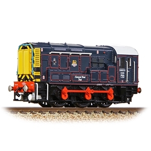 Graham Farish 371-015E N Scale Class 08 08833 'Liverpool Street Pilot' BR/GER Lined Blue (Early Em.)
