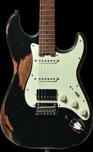 Bacchus BSH-AGED/RSM-BLK-AGED 黑色 仿舊 電吉他