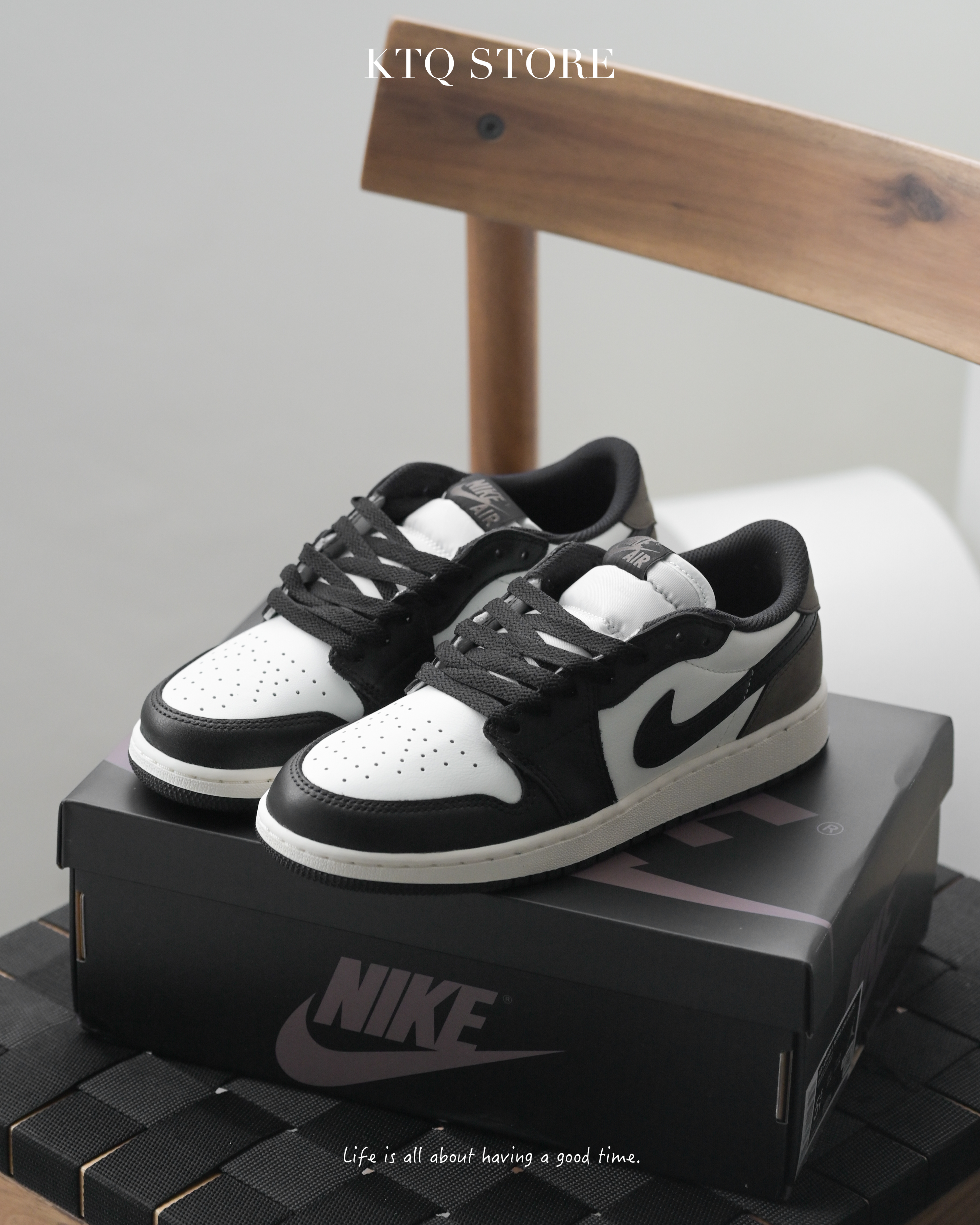 KTQ STORE ‧ Air Jordan 1 Low OG GS "Mocha" 摩卡 大童女鞋 CZ0858-102