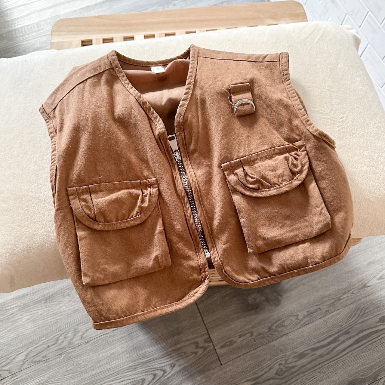 【限量】咖啡工裝砍肩背心