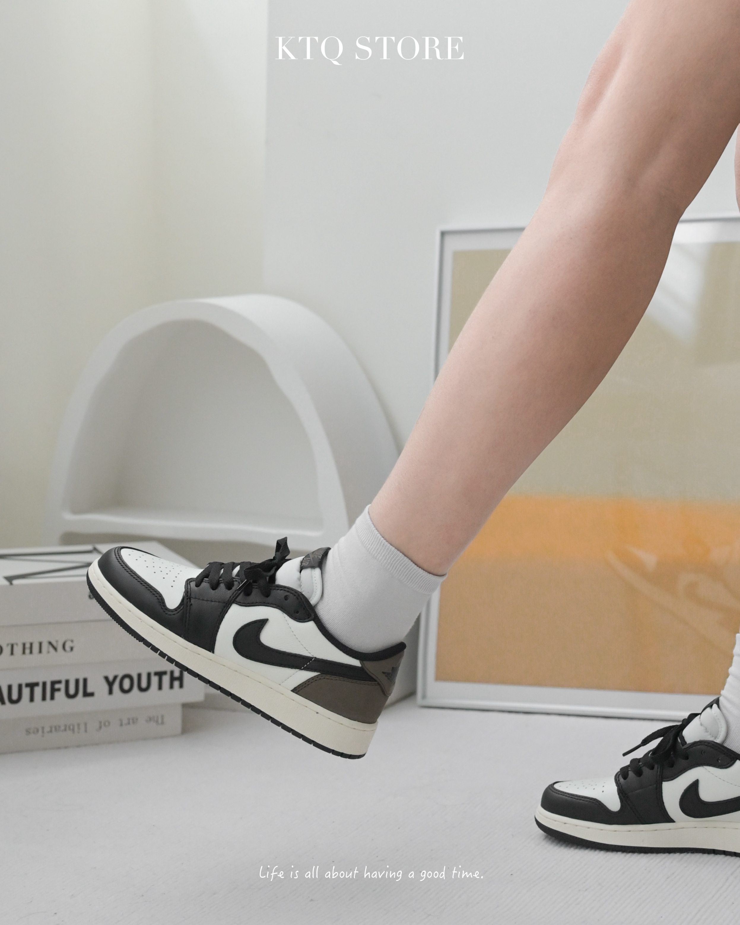 KTQ STORE ‧ Air Jordan 1 Low OG GS "Mocha" 摩卡 大童女鞋 CZ0858-102