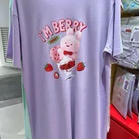 [S] ANOETIC BUTTER IM BERRY SLEEPWEAR DRESS,LAVENDER, SAN13 (SAN13)