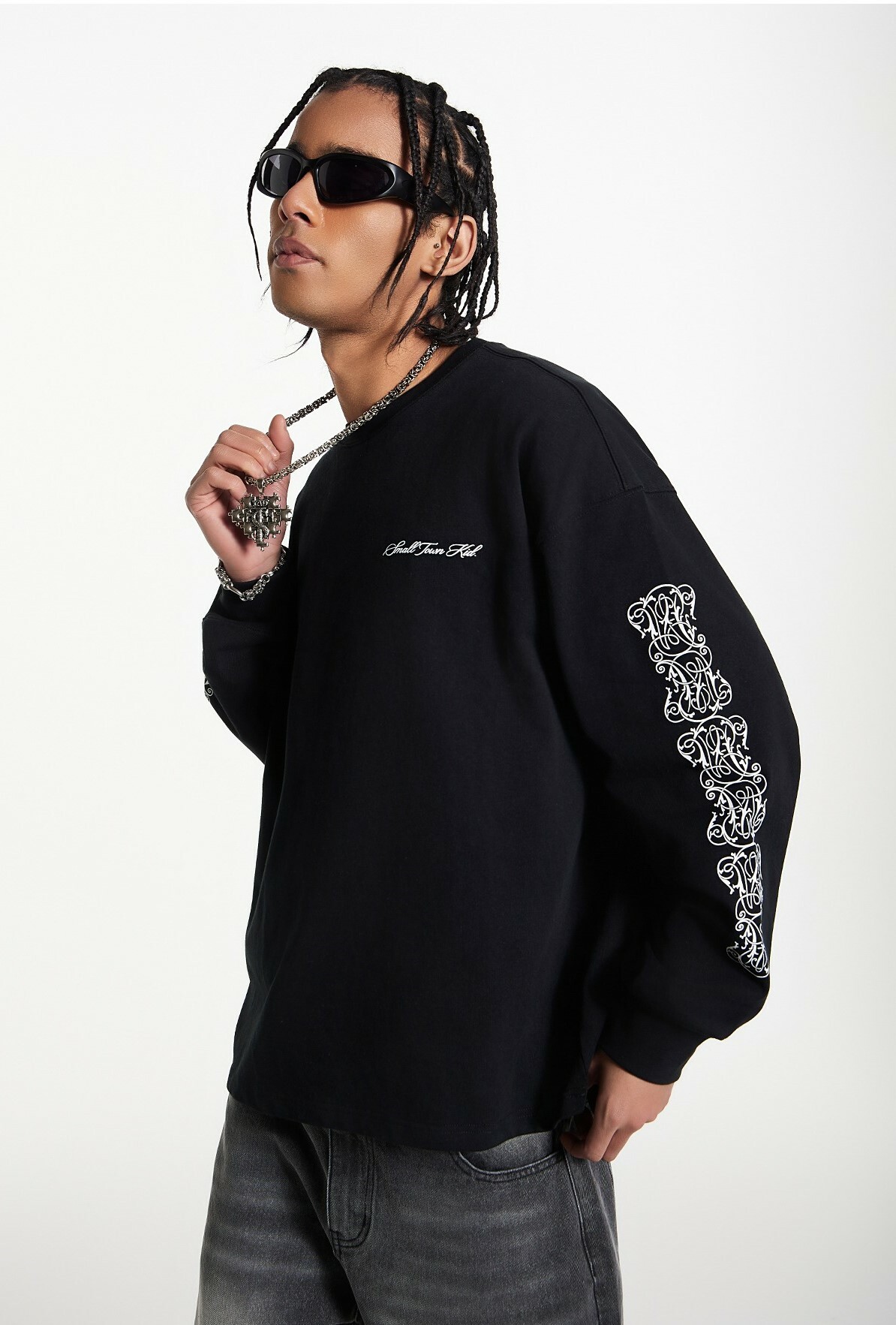 STK SmallTownKid  荊棘LOGO 薄長袖