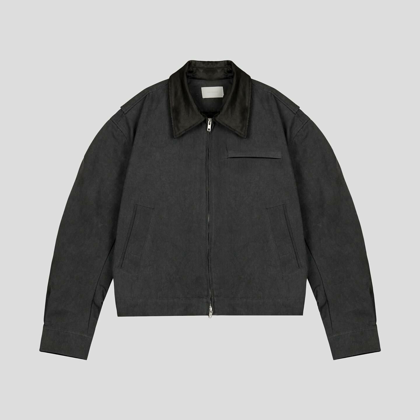 Elan 撞色領夾克外套