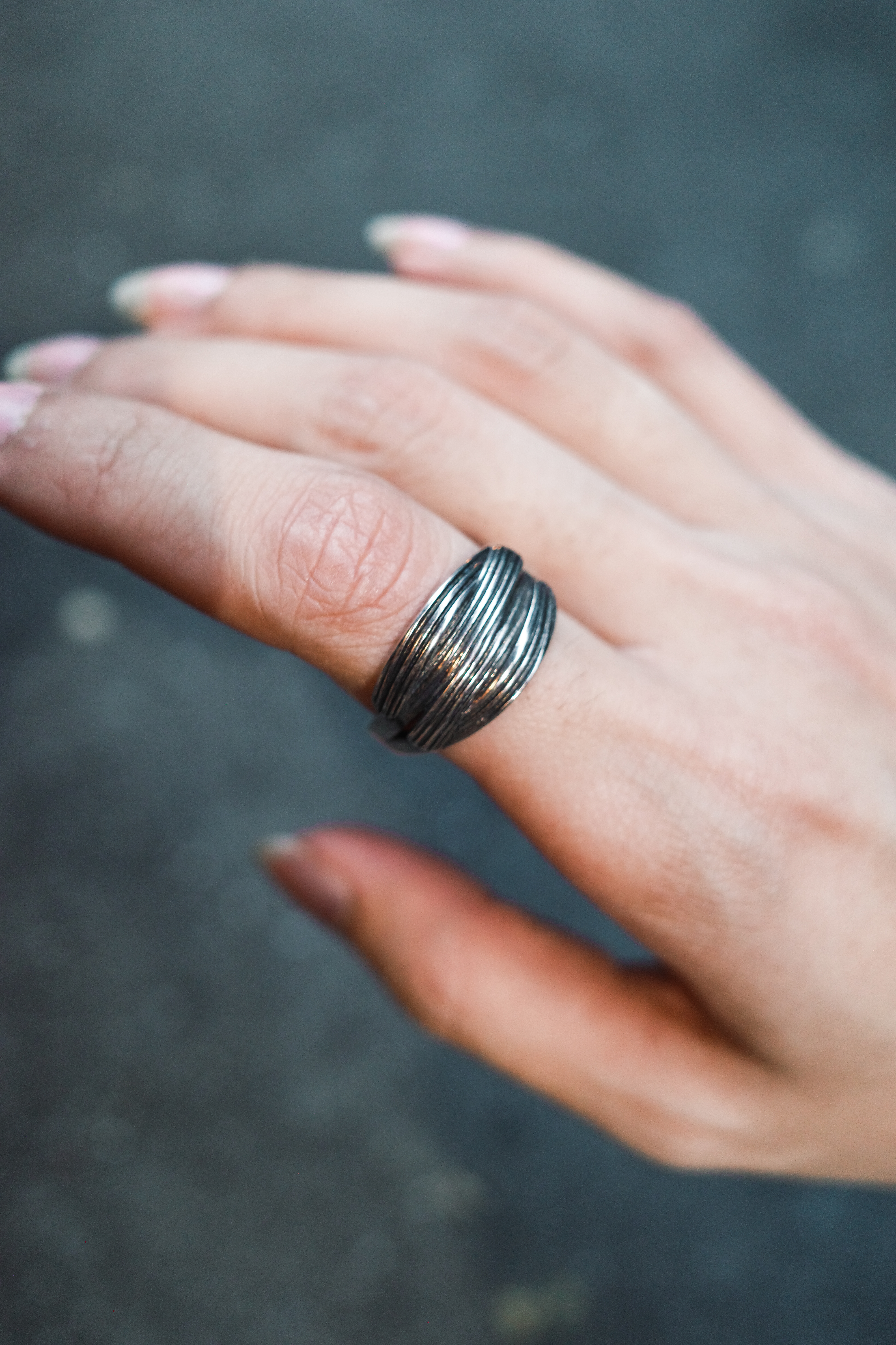 『Always_Good』擁抱 電鍍 銅戒