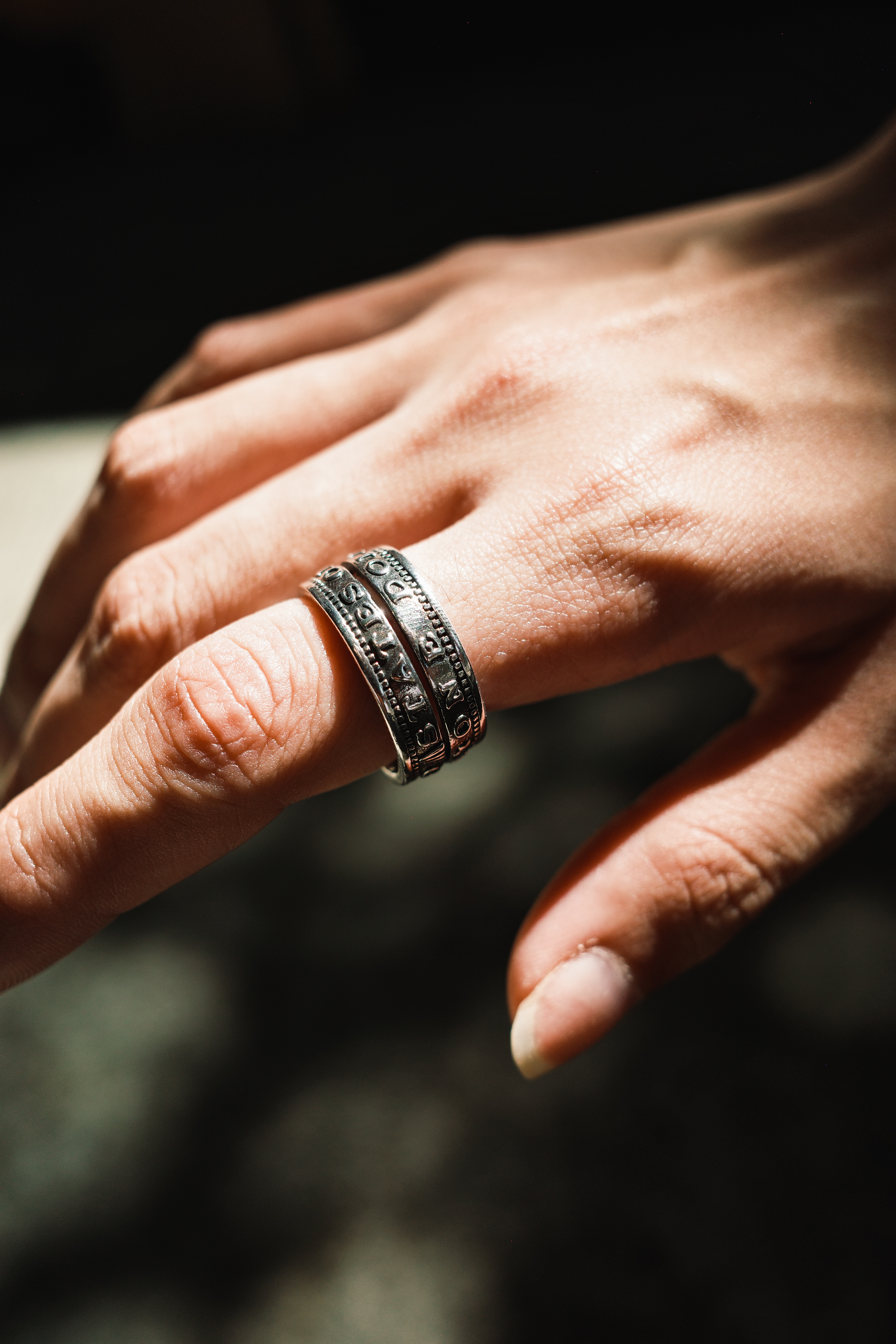 『Always_Good』硬幣 電鍍 銅戒