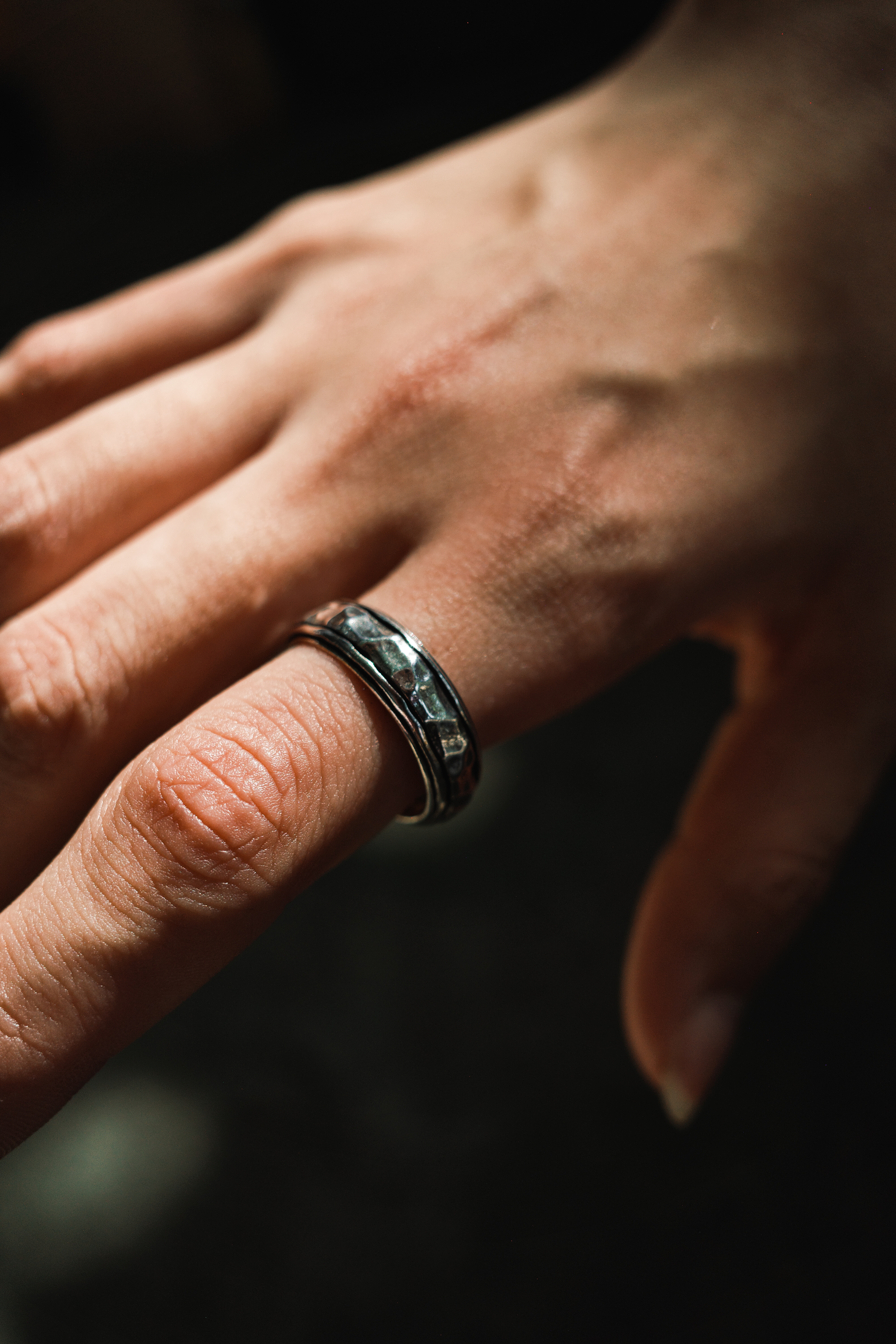 『Always_Good』石紋 電鍍 銅戒