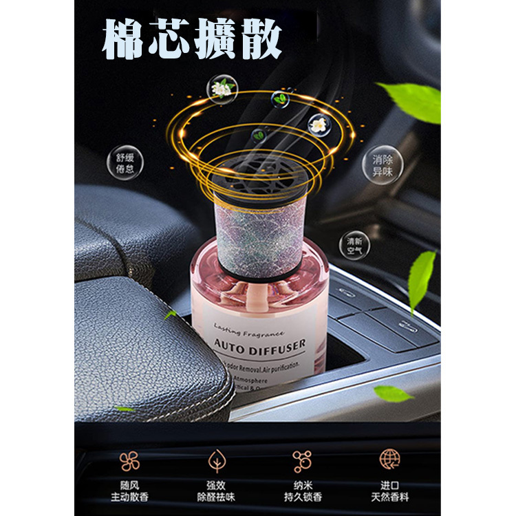 家用車用棉芯香薰座 YA-607 No:438497