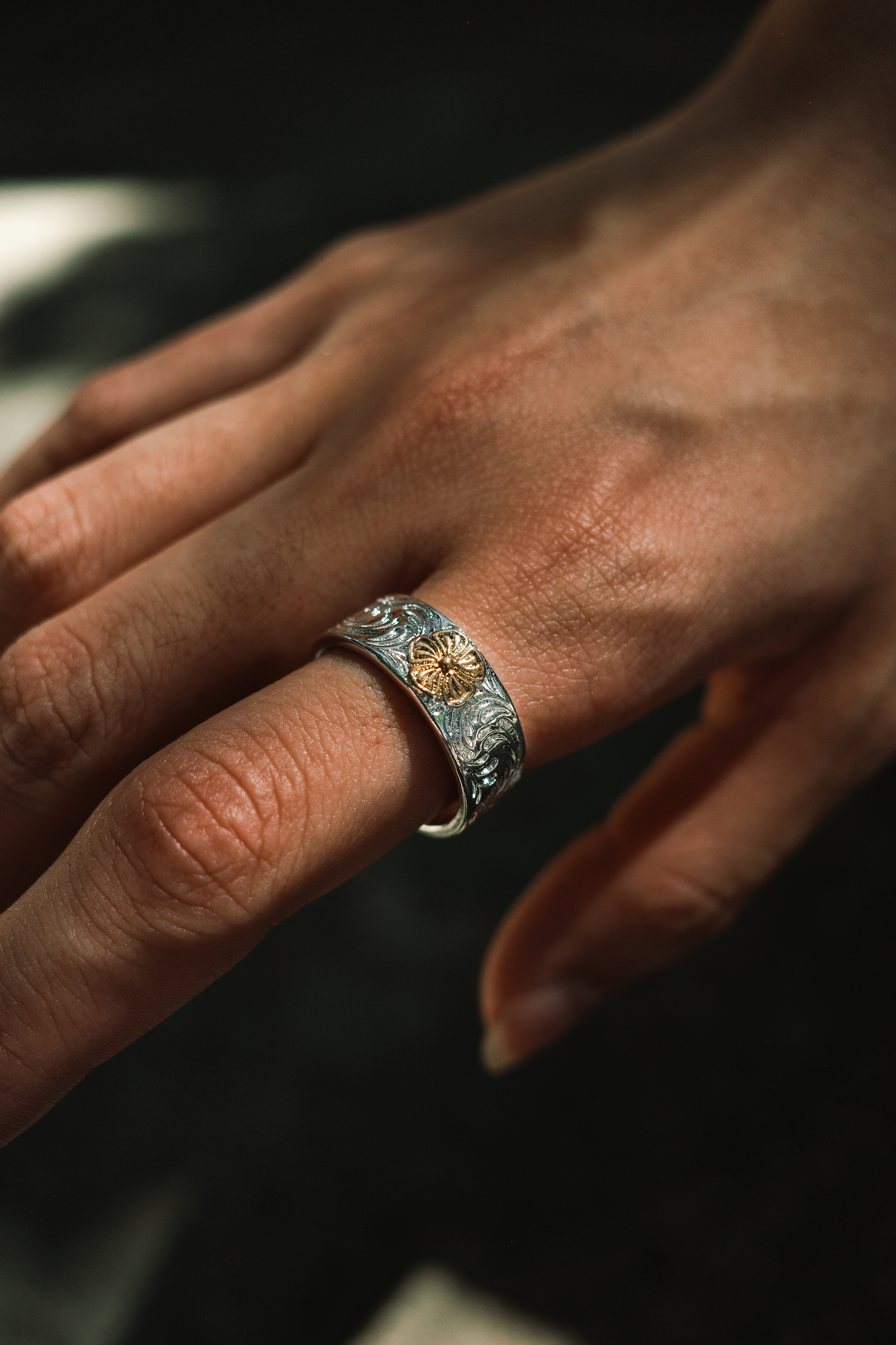 『Always_Good』薔薇 電鍍 銅戒