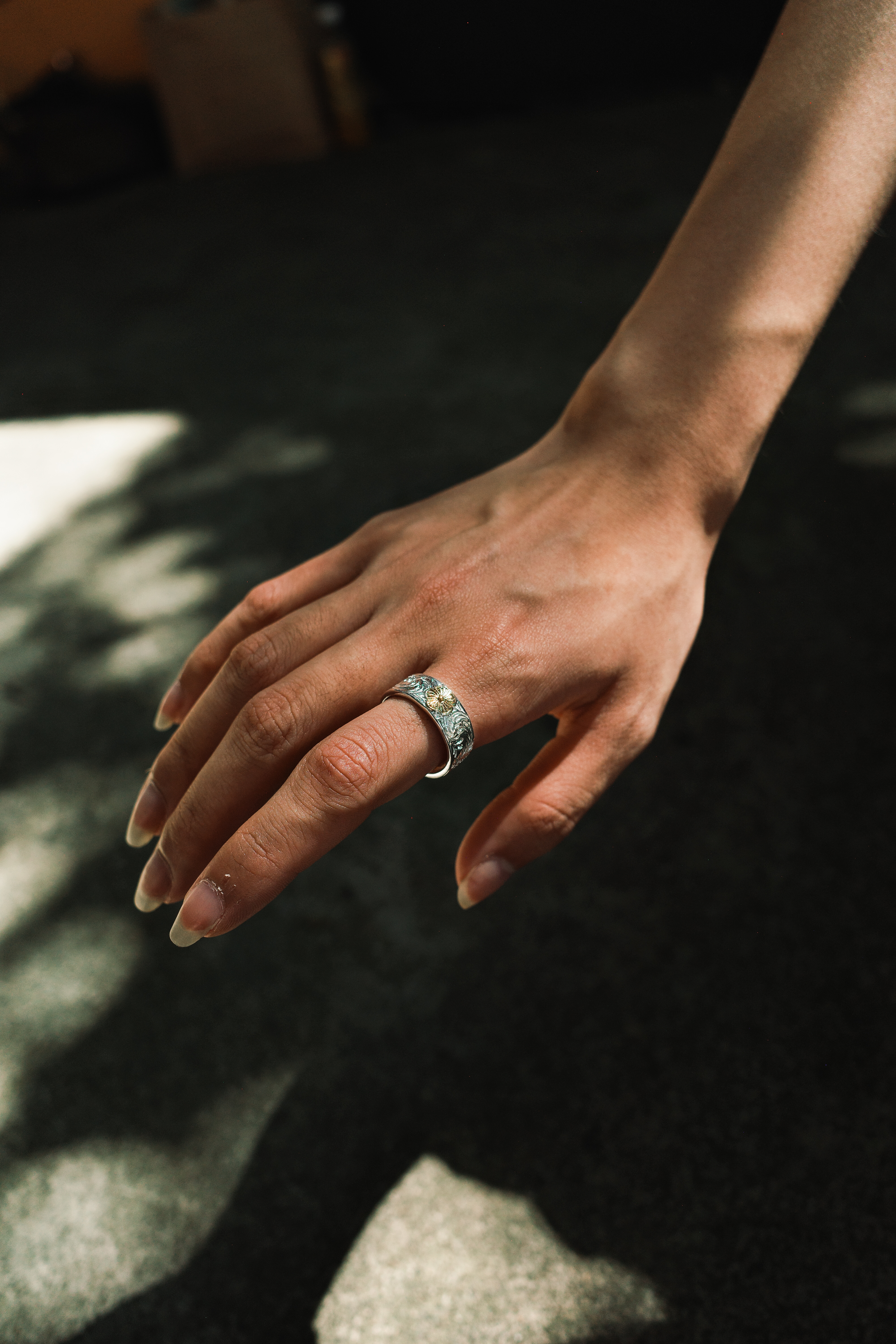 『Always_Good』薔薇 電鍍 銅戒