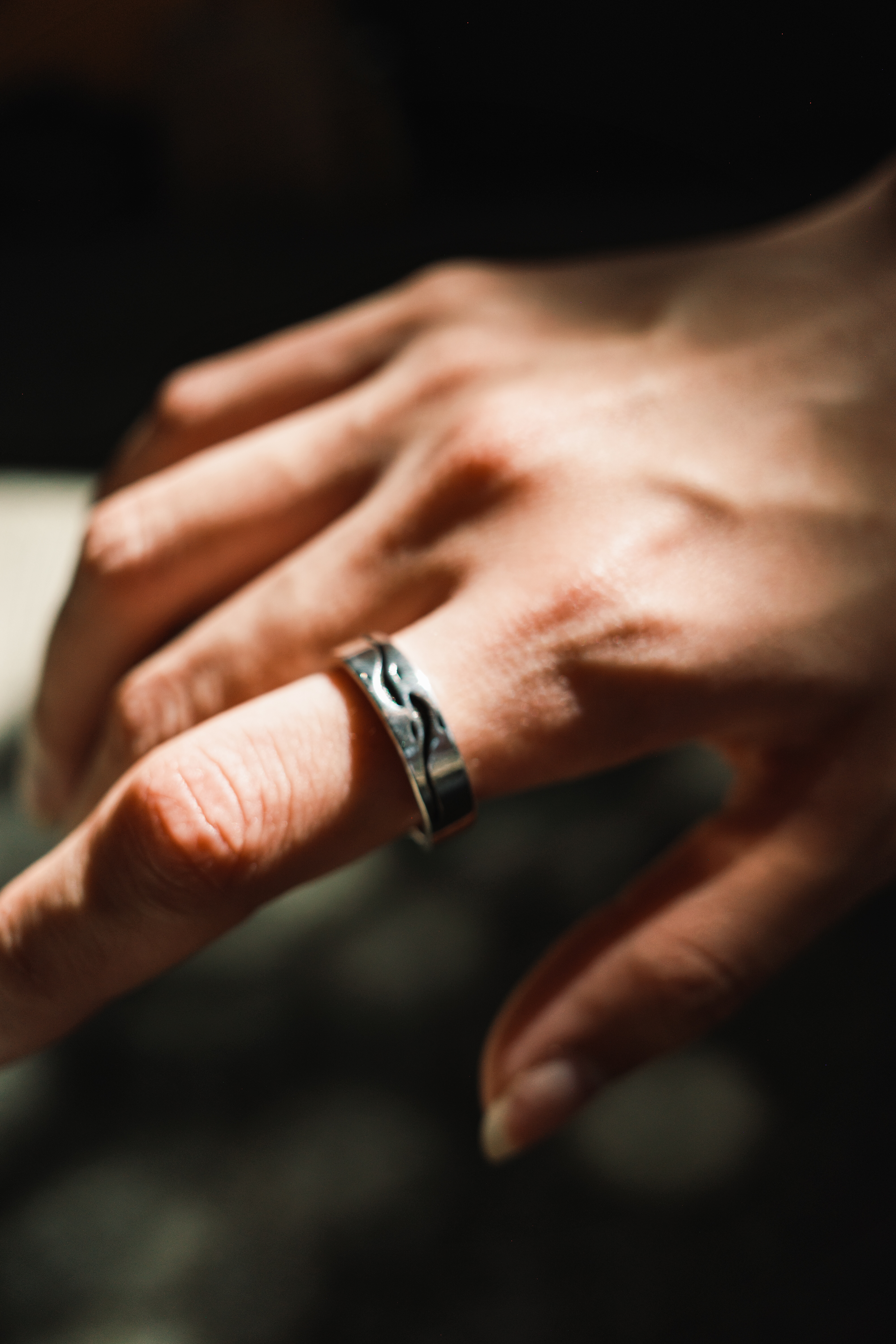 『Always_Good』線條 電鍍 銅戒