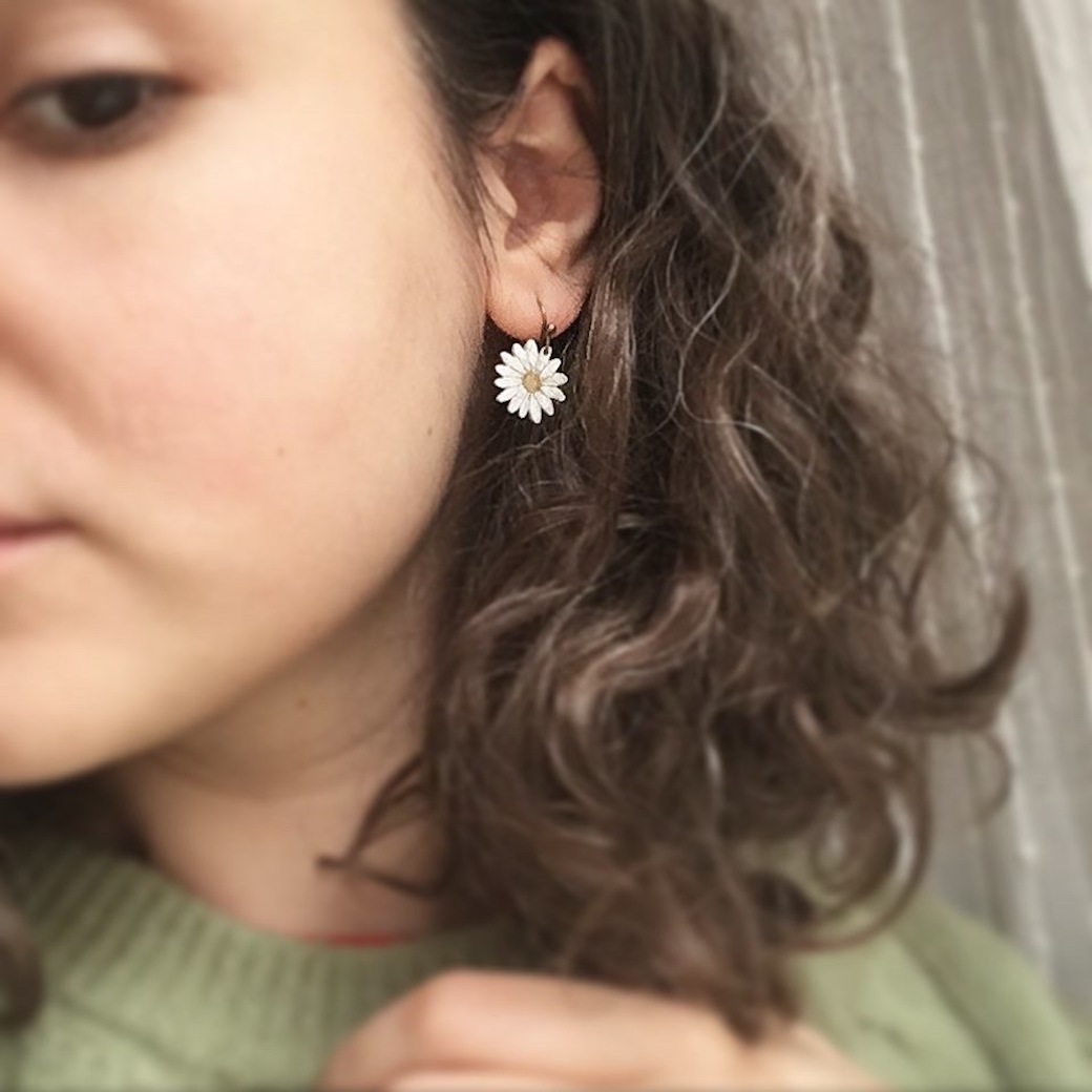 小菊花 | 耳飾