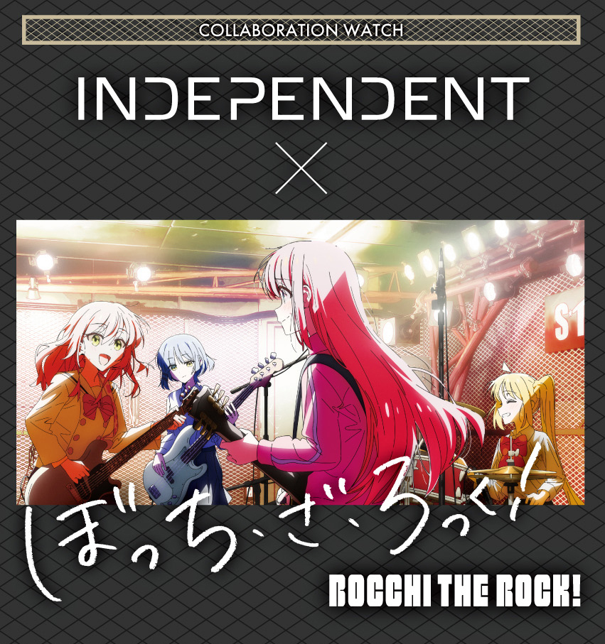 「ACG.GO」「預購」INDEPENDENT（CITIZEN）「ぼっち・ざ・ろっく！」2次 Collab Model 手錶 孤獨搖滾!