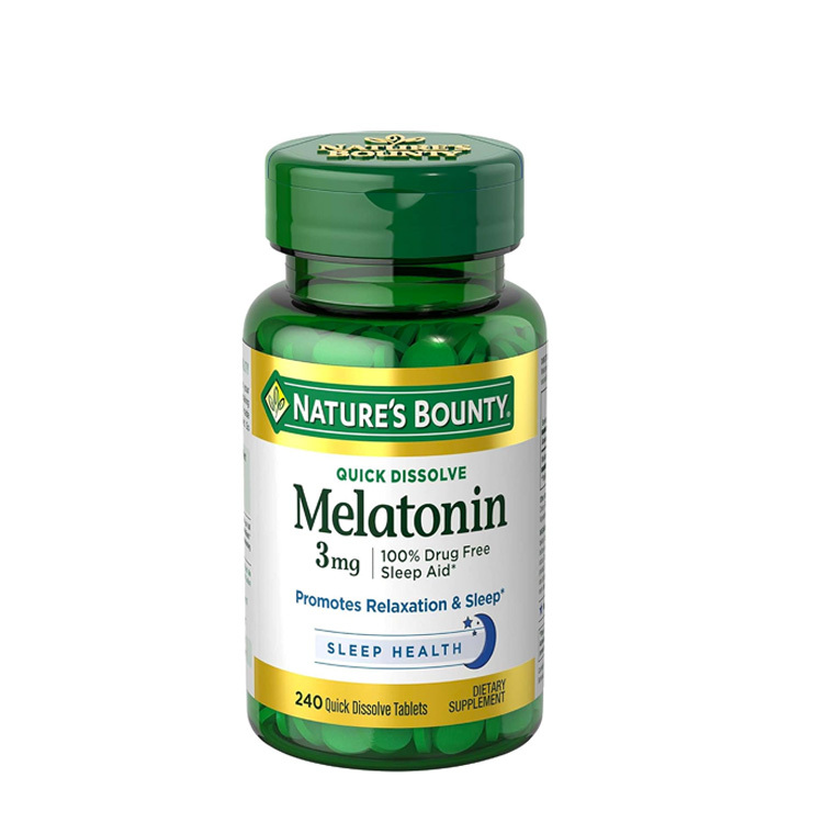 Nature’s Bounty 褪黑激素 3 毫克（240 片速溶片）