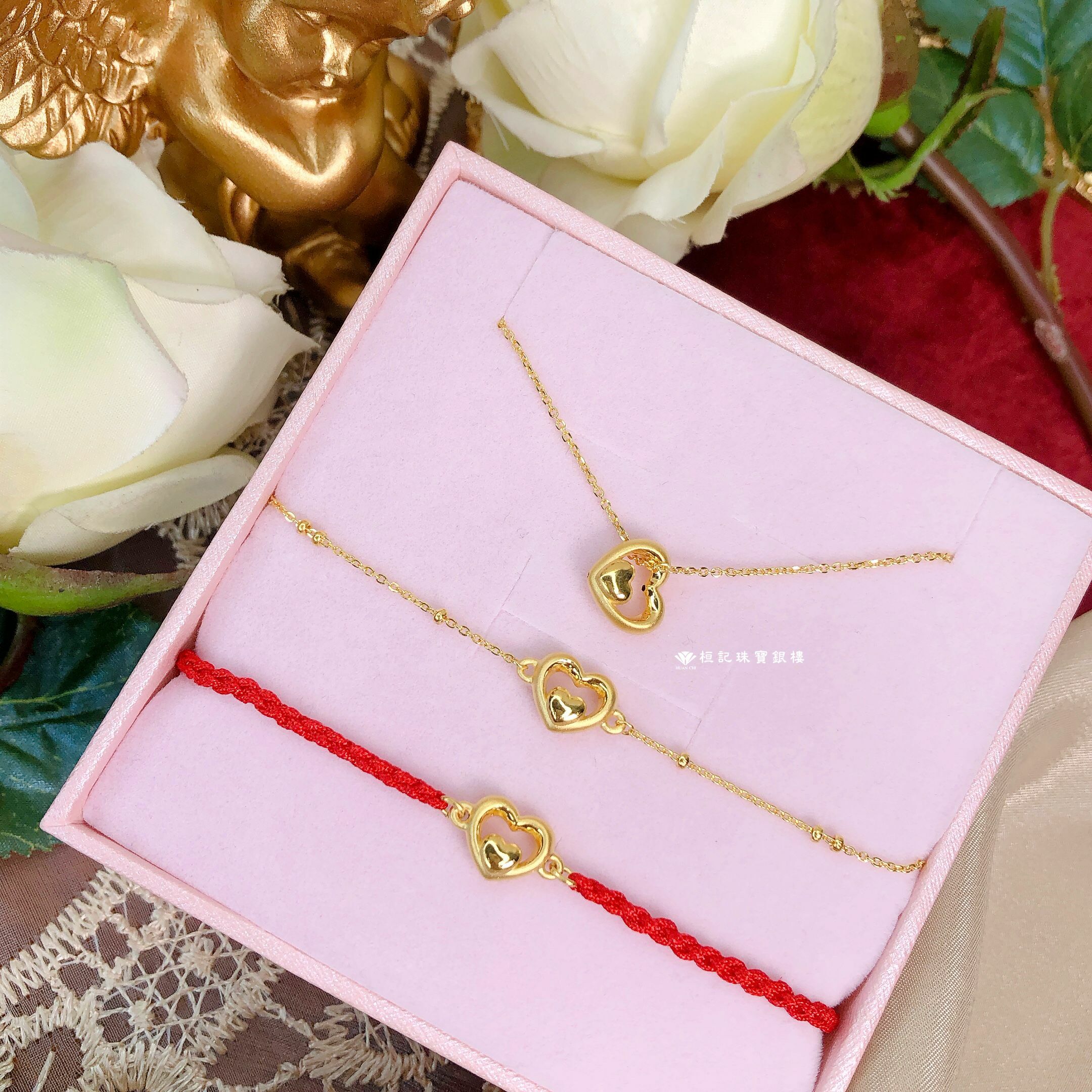 真心不變 黃金項鍊/黃金手鍊/編織金手鍊