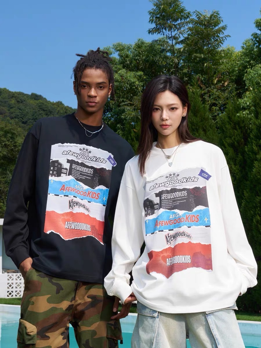 AFGK 美式撕紙海報長T A FEW GOOD KIDS