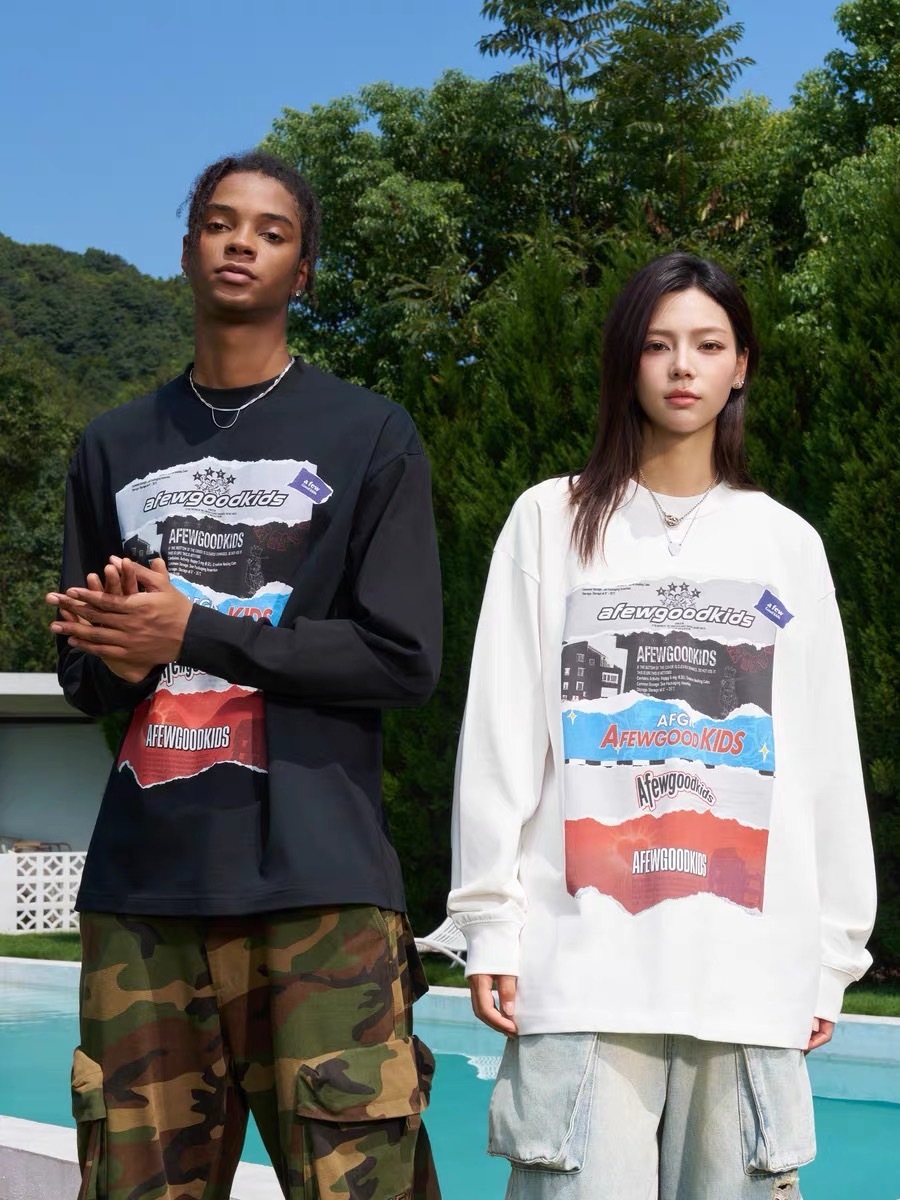 AFGK 美式撕紙海報長T A FEW GOOD KIDS