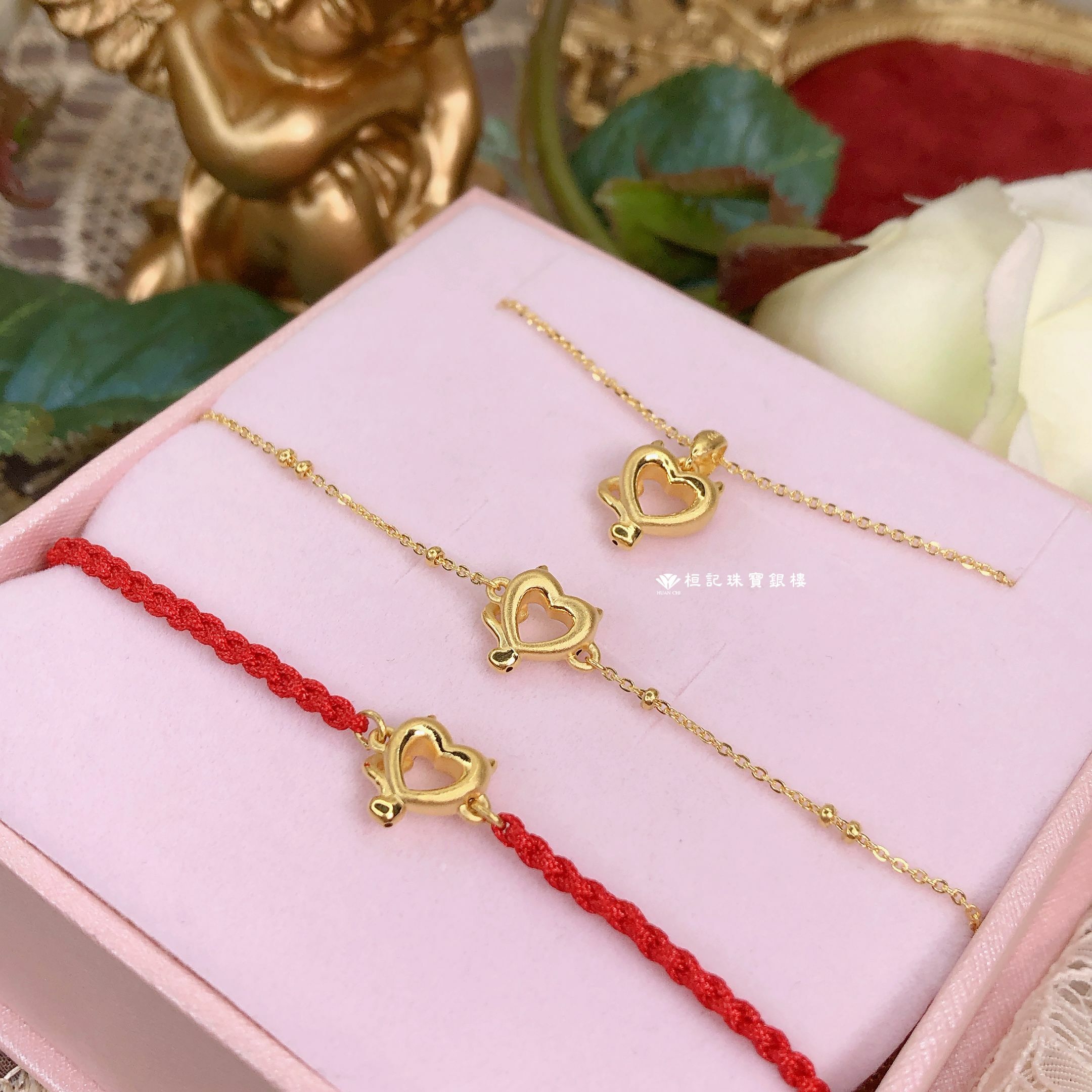 惡魔甜心(小) 黃金項鍊/黃金手鍊/編織金手鍊
