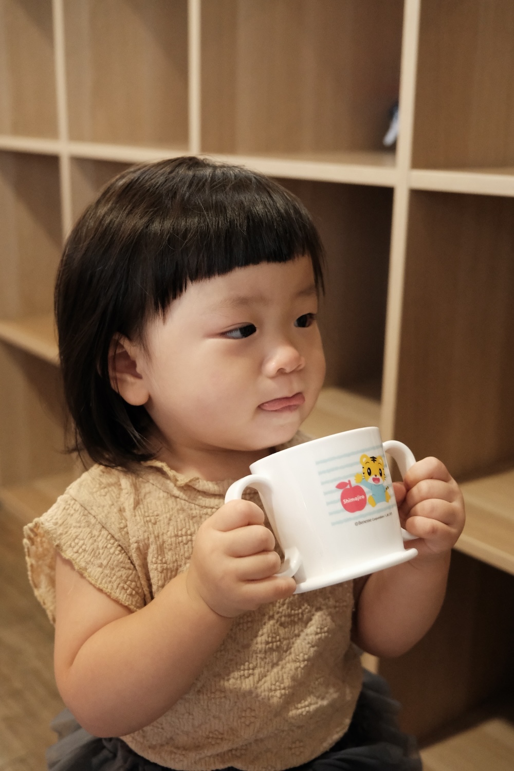 Skater練習用斜口杯－巧虎