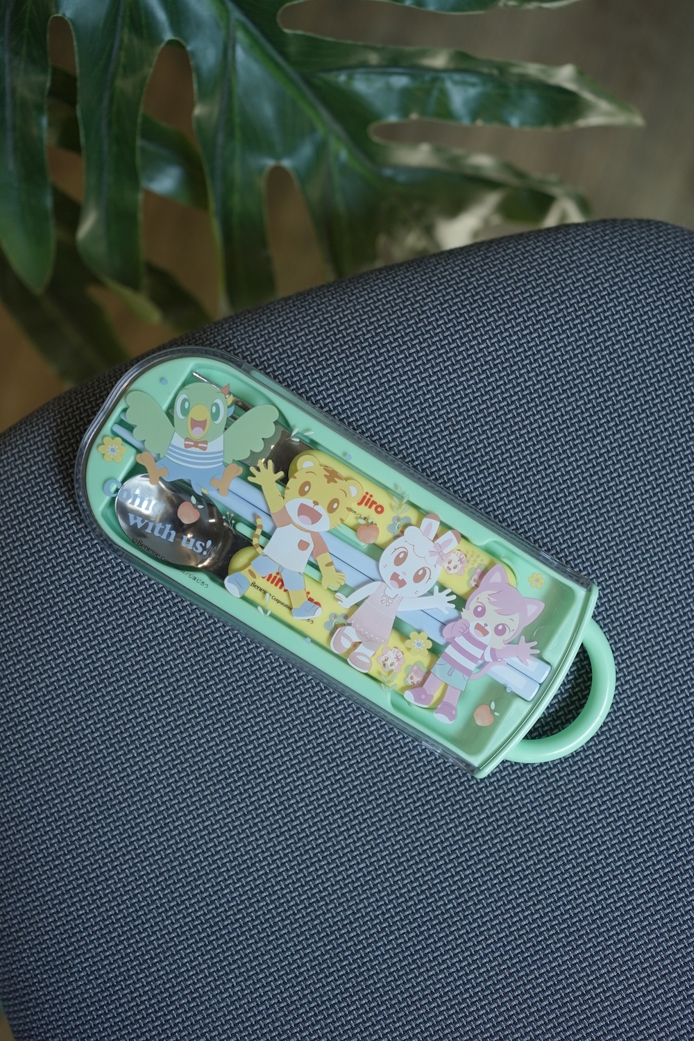 Skater銀離子三件餐具組－巧虎Friends