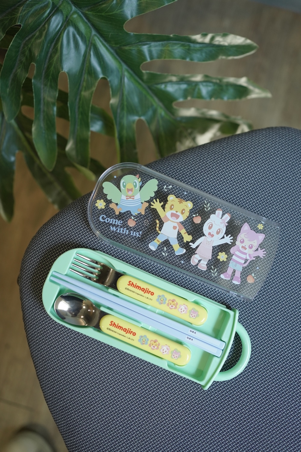 Skater銀離子三件餐具組－巧虎Friends