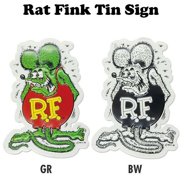RAT FINK裝飾鐵牌