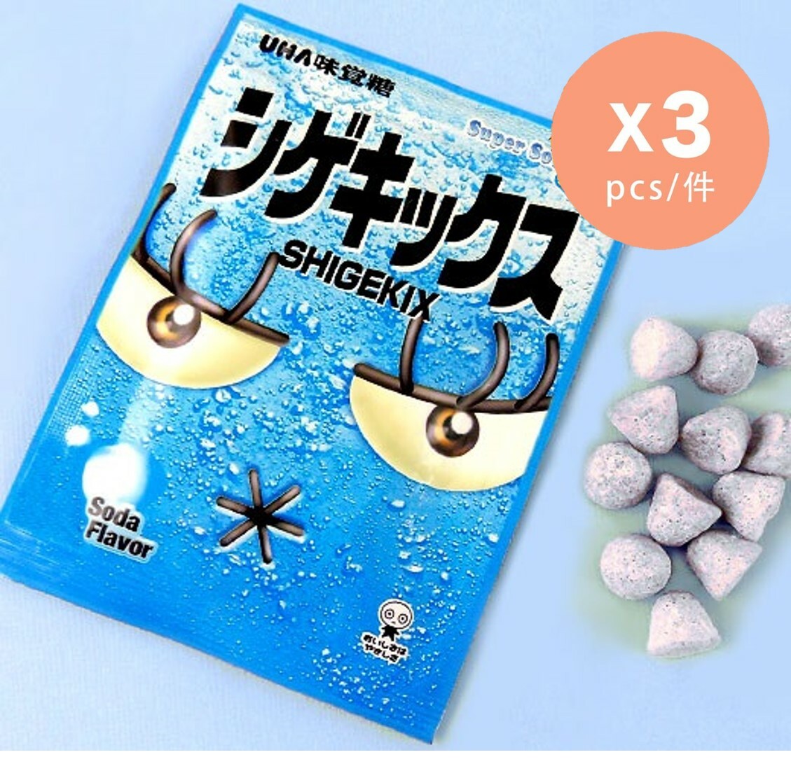 UHA | Shigekix 袋裝糖 - 超酸梳打味 x3