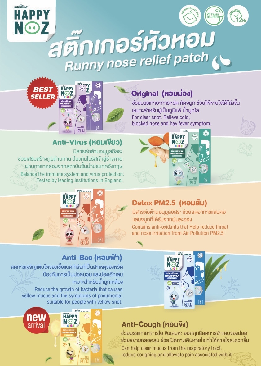 HAPPY NOZ - 天然有機洋蔥貼（兒童）