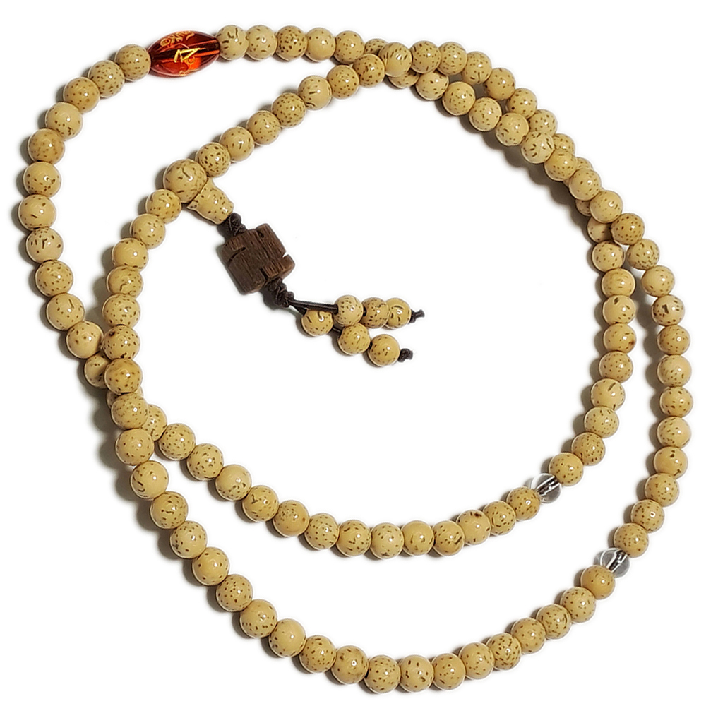 六字(紅琉璃)星月菩提108念珠6mm【十方】143465