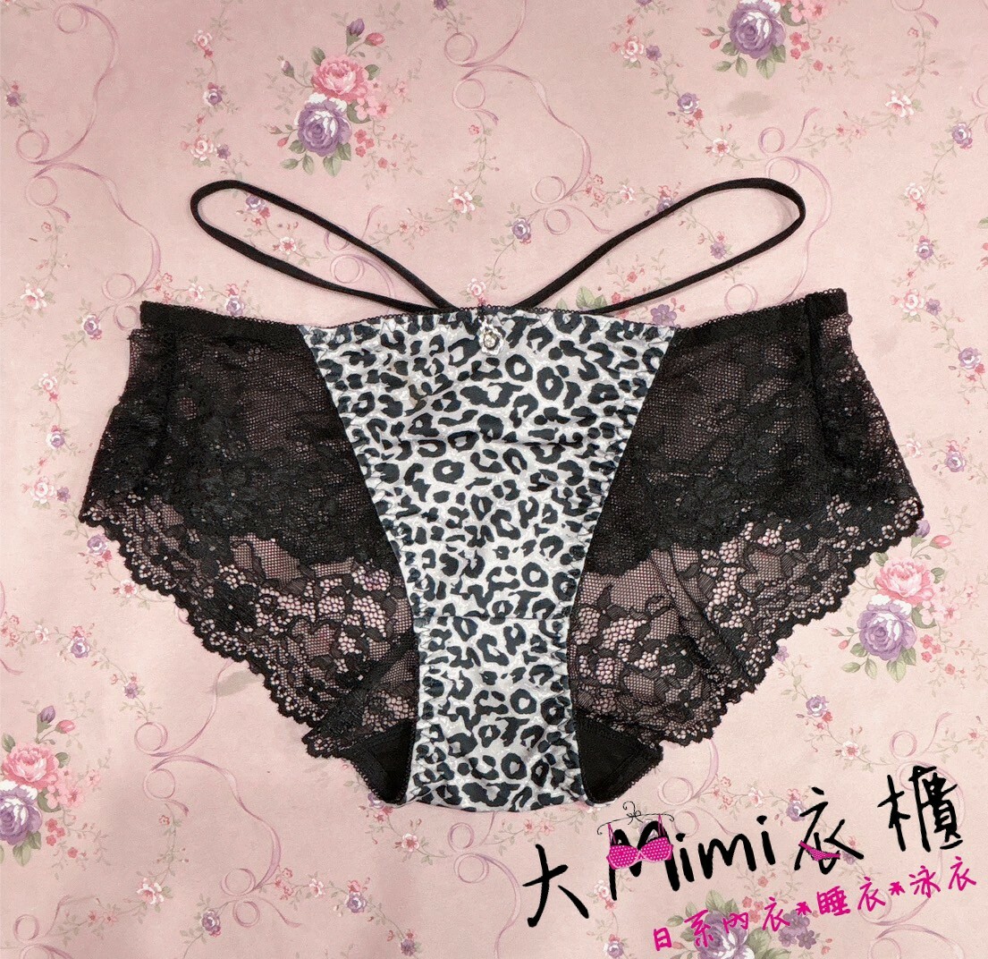 豹紋蕾絲大碼內褲