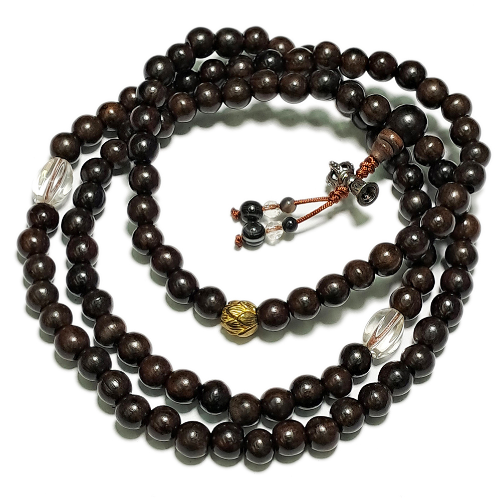 金剛鈴&黑檀108念珠8mm【十方】130449